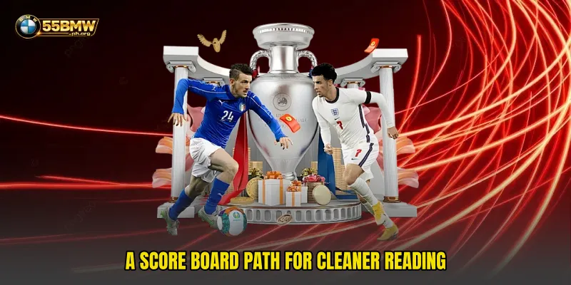 A score board path for cleaner reading